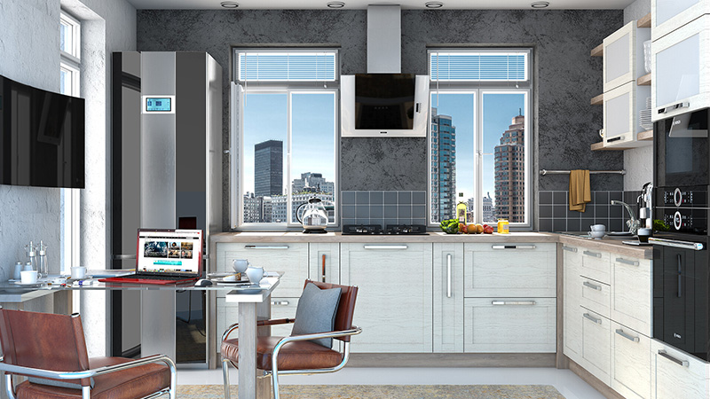 یک رنگ جذاب و مد روز کلاسیک برای کابینت ممبران